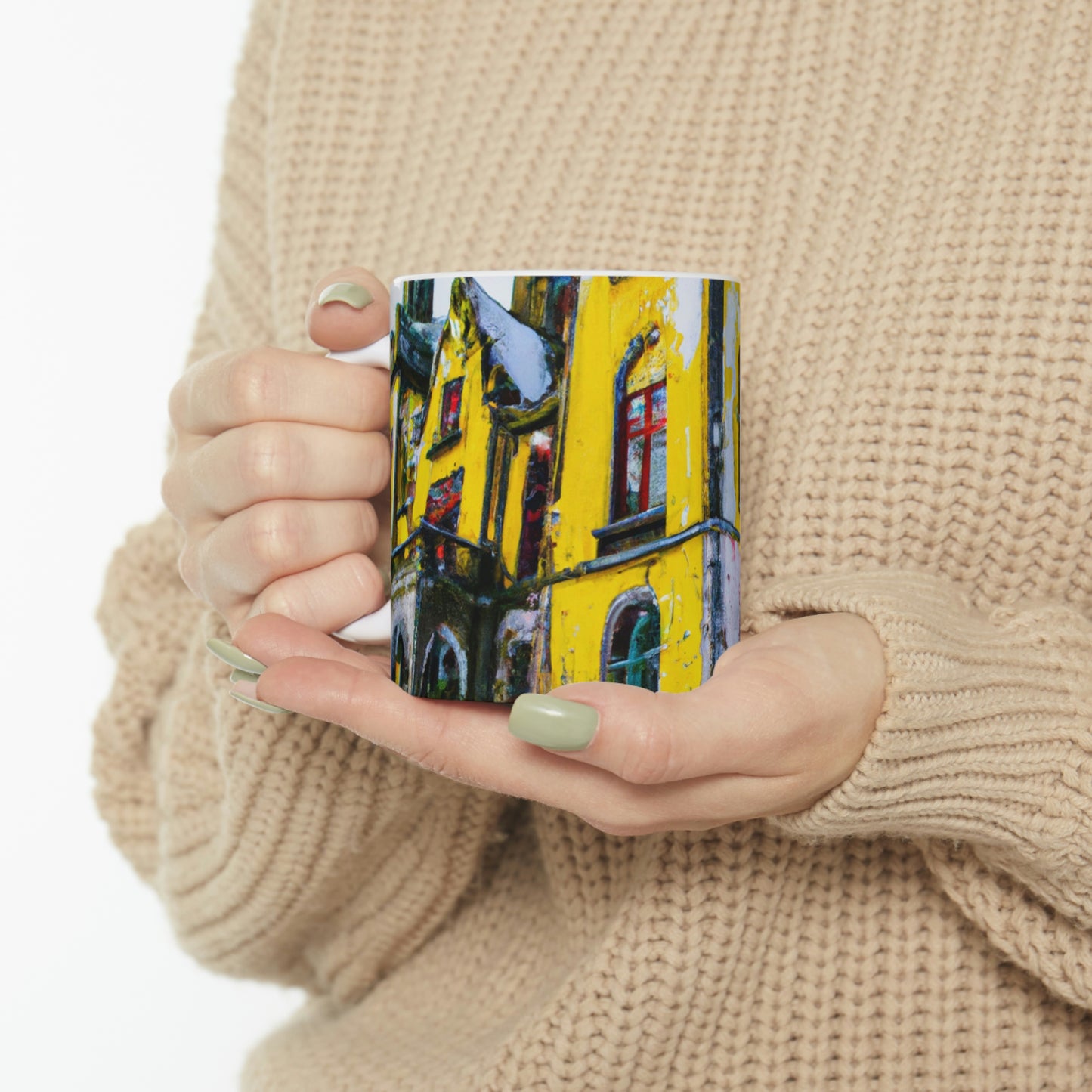 "Castle of Snow and Shadows" - The Alien Ceramic Mug 11 oz