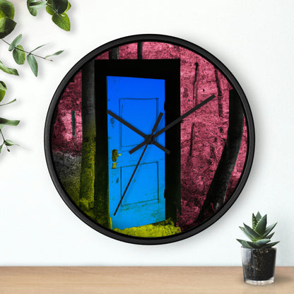 The Enigmatic Door of the Forest - The Alien Wall Clock