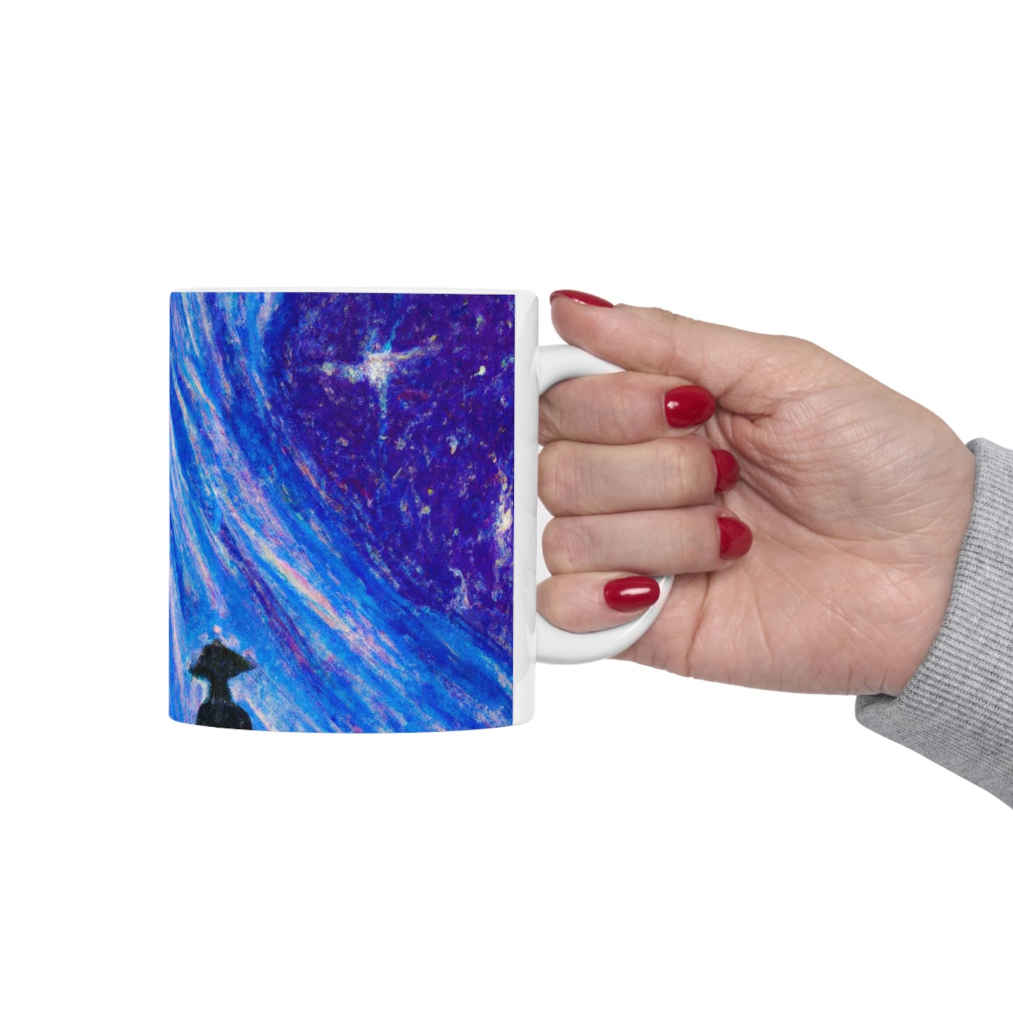 Taza de cerámica "A Starlit Solace" - The Alien 11 oz