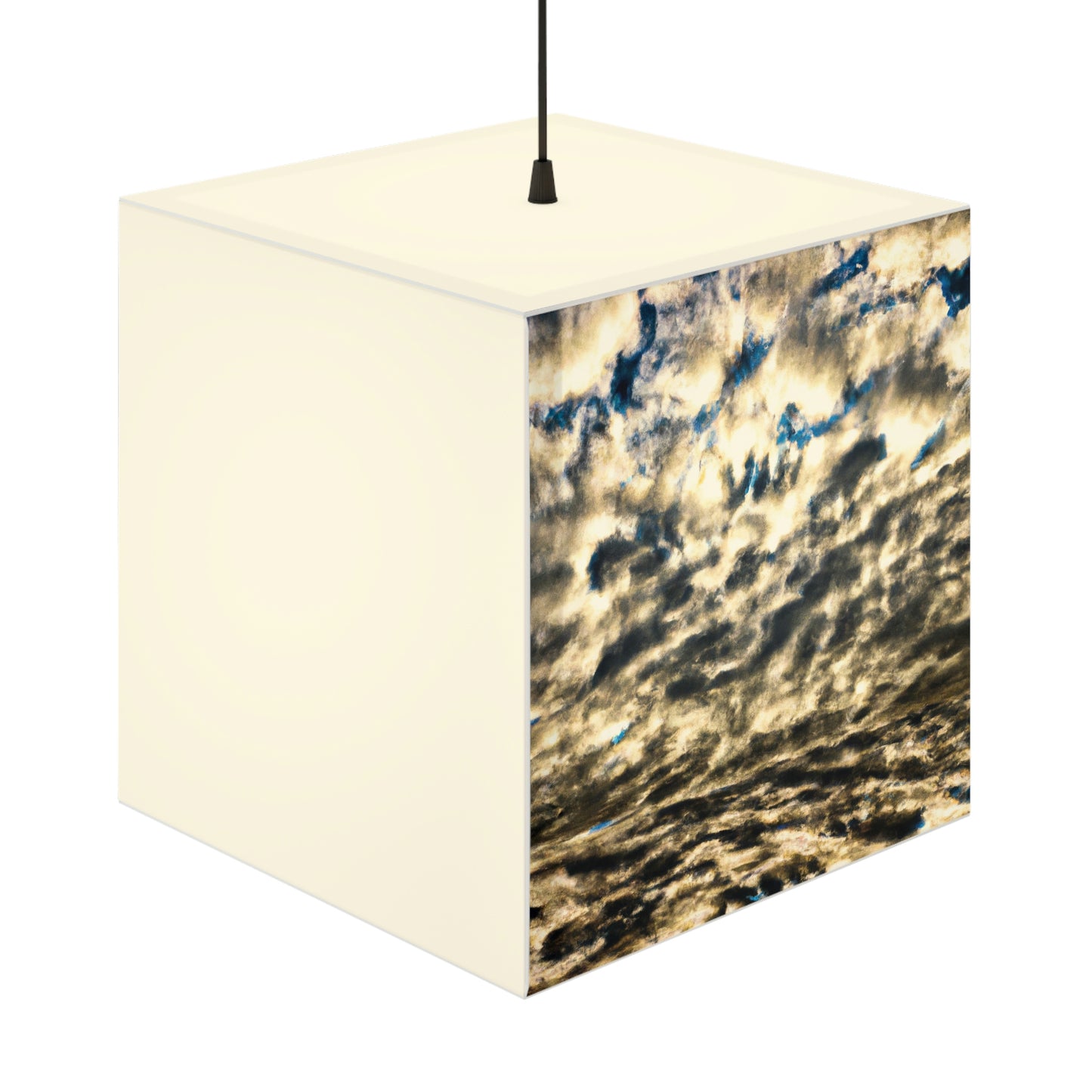 "A Reflection of Celestial Mirage". - The Alien Light Cube Lamp