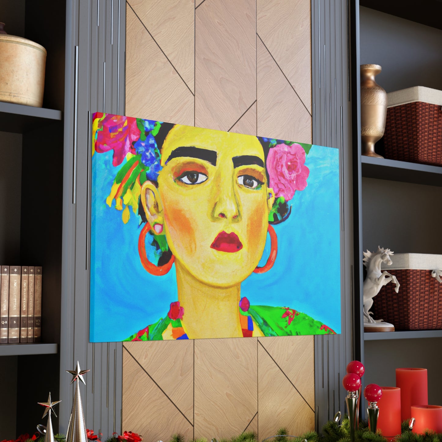 "Fierce and Free: A Frida Kahlo-Inspired Tribute to Mexican Women" - The Alien Canva