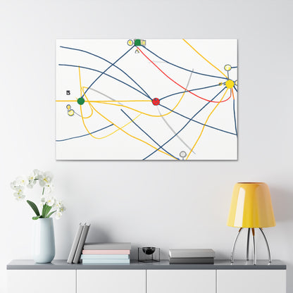 "Exploring the Dynamic Topology: Artful Visualization of a Network Structure." - The Alien Canva