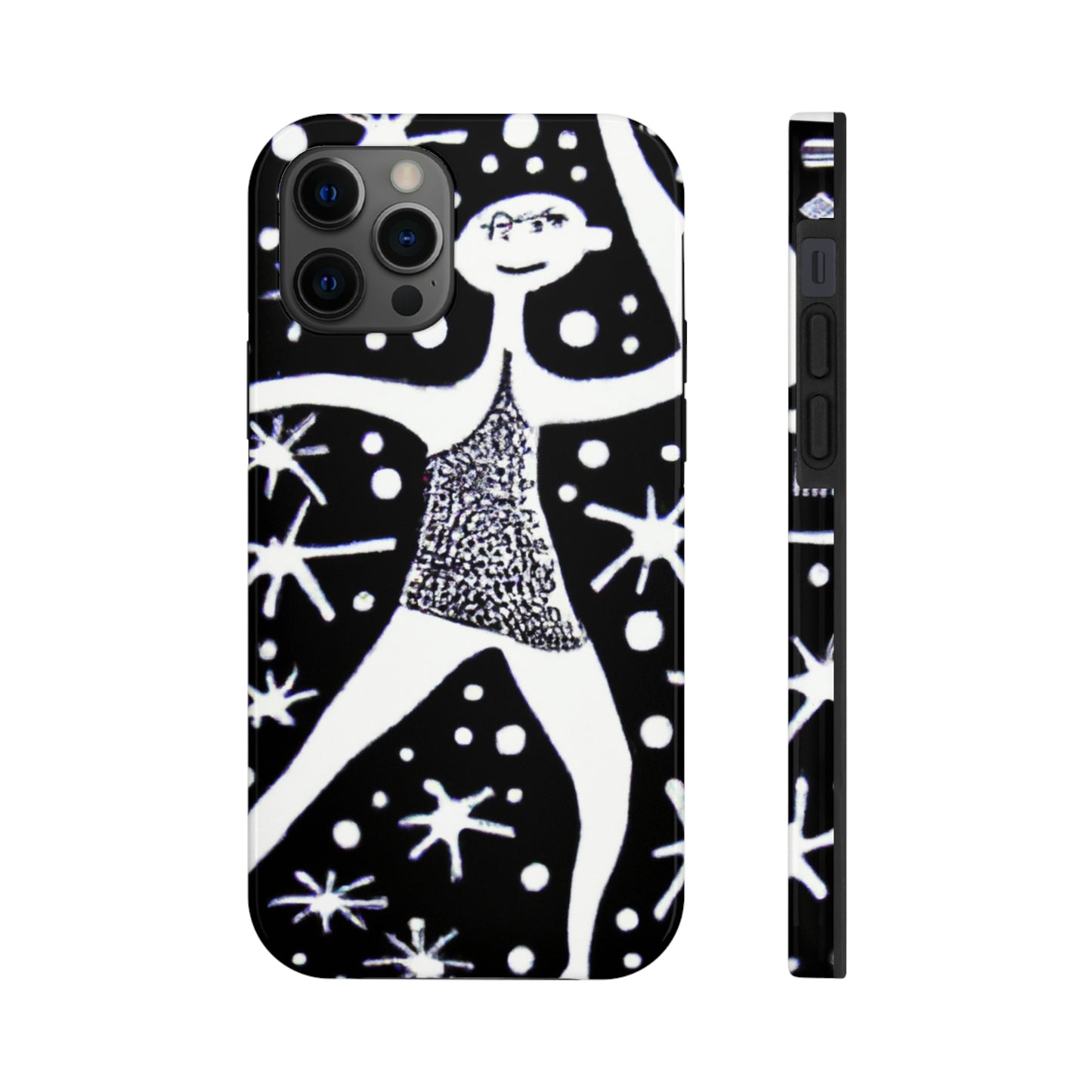 "Dancing Among the Galactic Light" - The Alien Tough Phone Cases