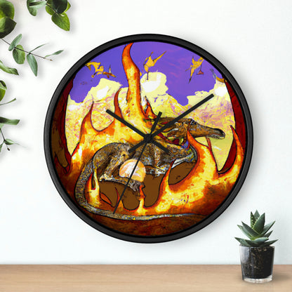 "A Slumbering Dragon in an Infernal Embrace" - The Alien Wall Clock