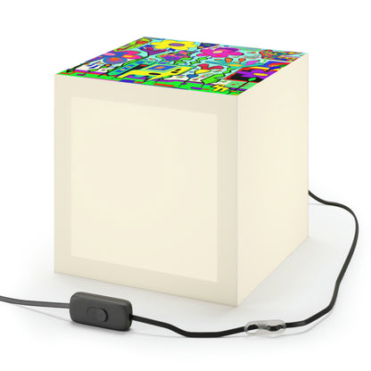 "A Mystical Garden of Rainbow Petals" - The Alien Light Cube Lamp