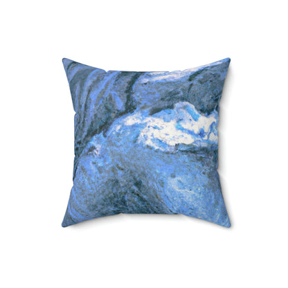 "Frozen Labyrinth" - The Alien Square Pillow