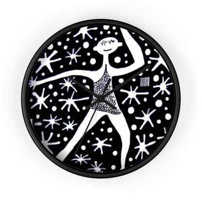 "Bailando entre la luz galáctica" - El reloj de pared alienígena