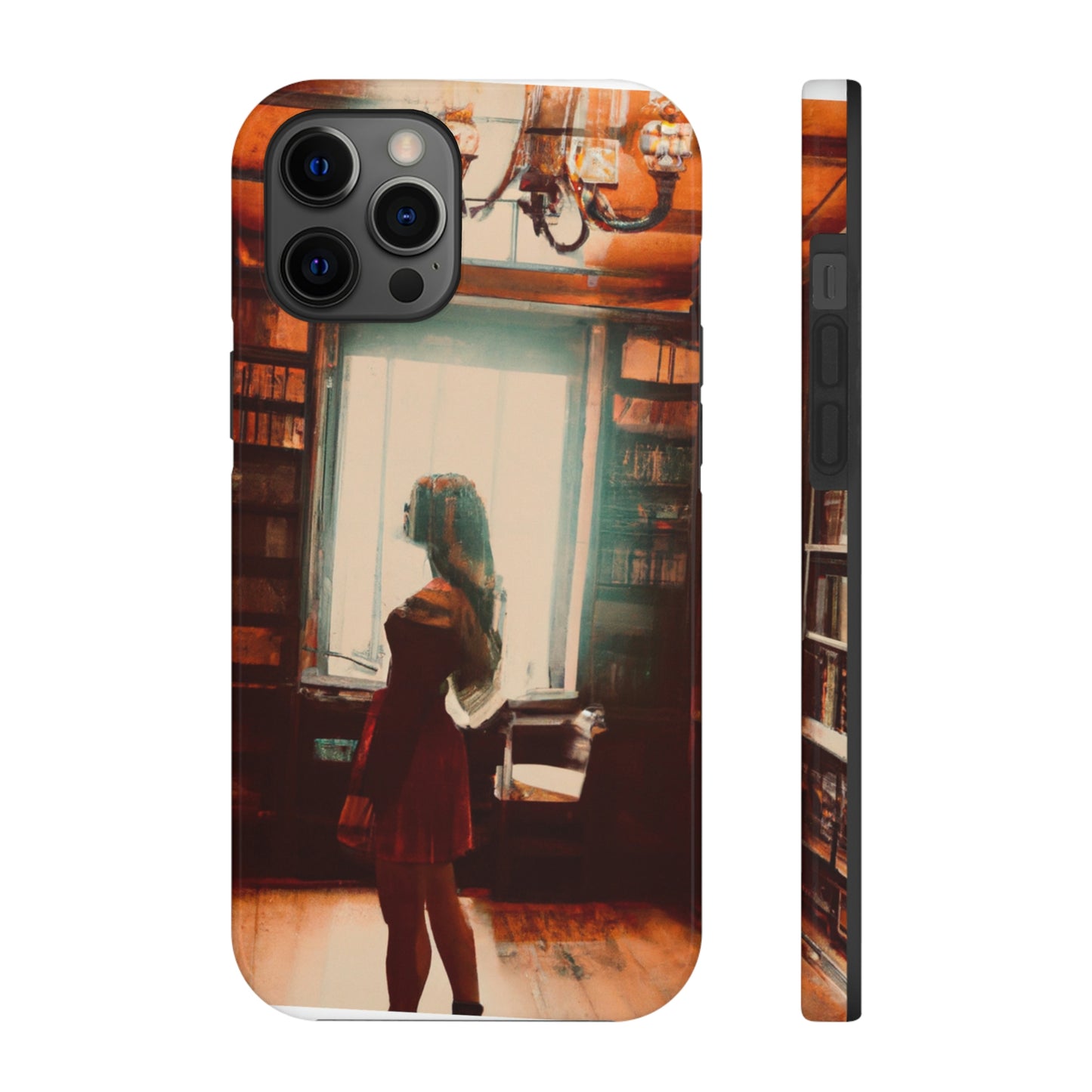 "The Enchanted Library Maze" - The Alien Tough Phone Cases