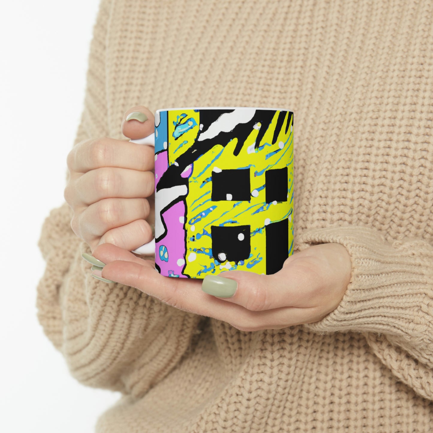 "Desolate Winter Dwelling" - The Alien Ceramic Mug 11 oz