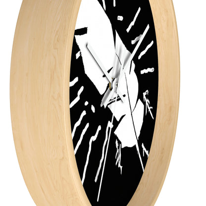 Lost in the Shadows: The White Feather's Journey - The Alien Wall Clock