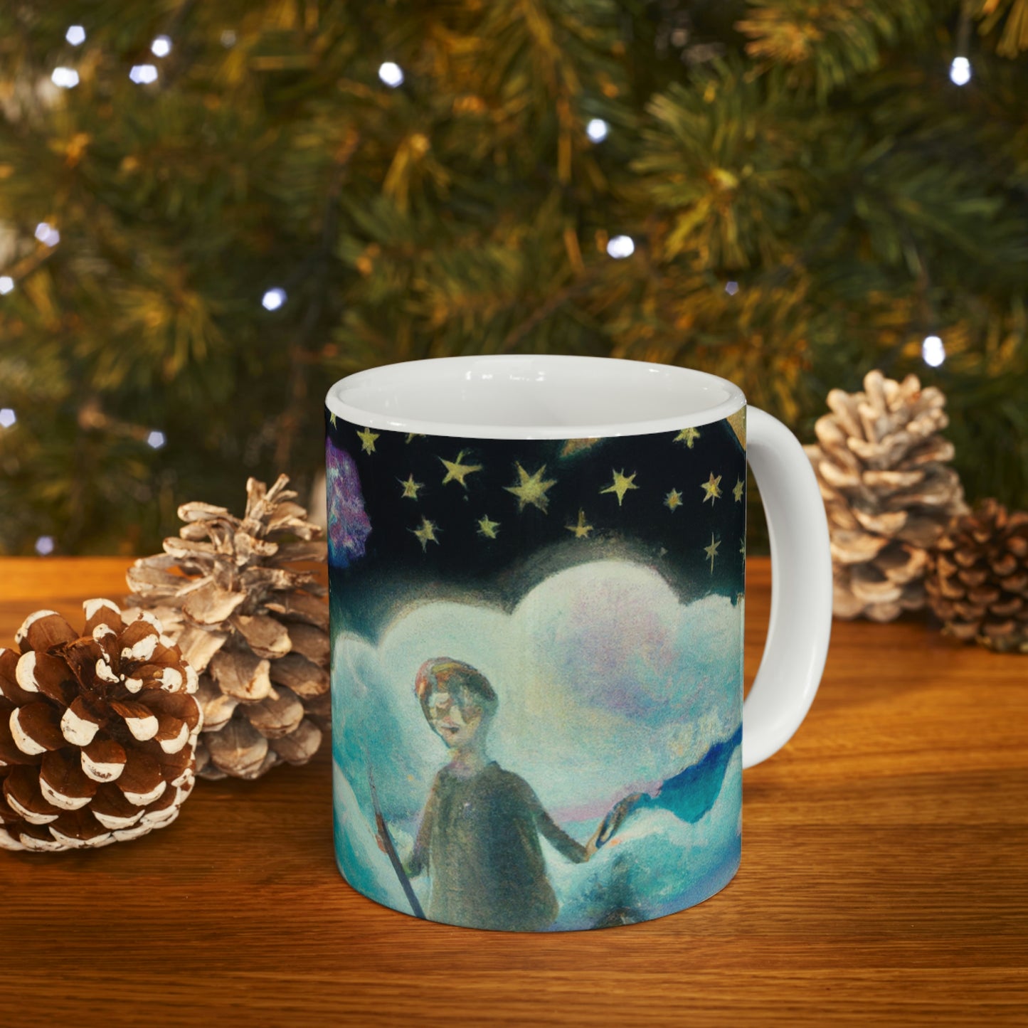 "A Sea of Diamonds in the Night" - The Alien Ceramic Mug 11 oz