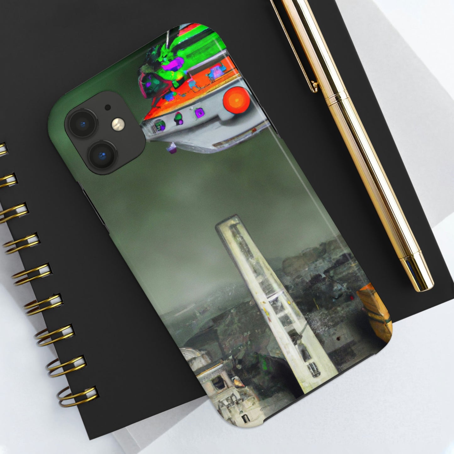 "Rätsel in den Ruinen" - Die Alien Tough Phone Cases