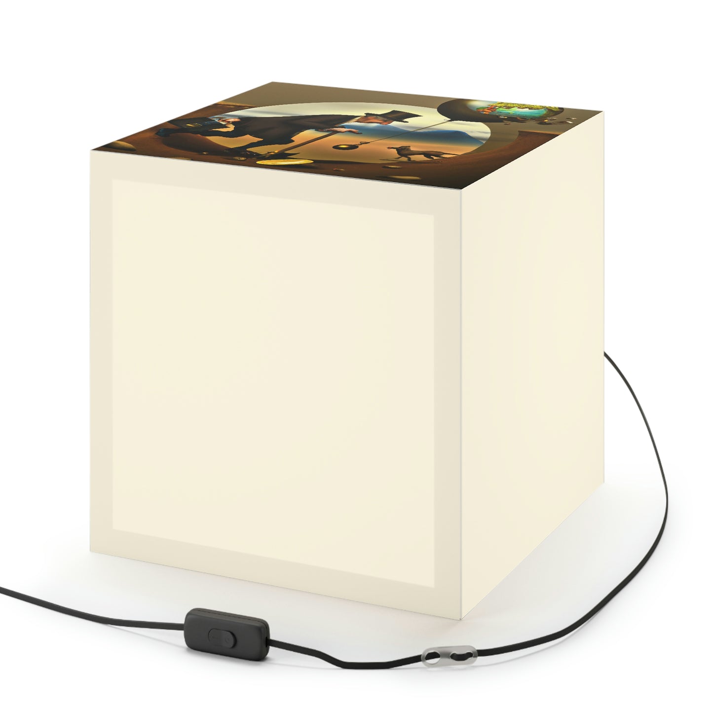 "A Race for Riches: The Challenge of a Lifetime for an Adventuring Elder" - The Alien Light Cube Lamp