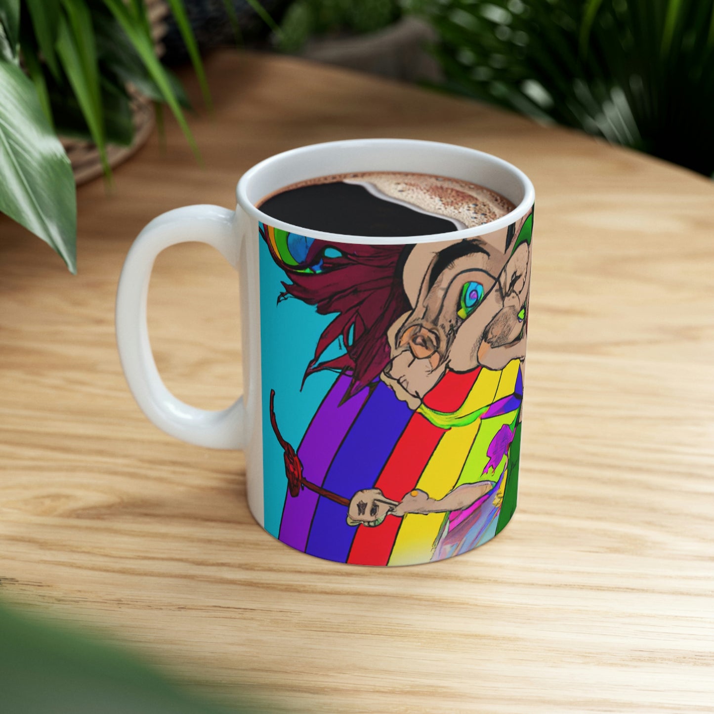 Rainbow Mischief Fairy - The Alien Ceramic Mug 11 oz