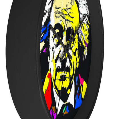 "Albert Einstein: A Pop Art Portrait" - The Alien Wall Clock