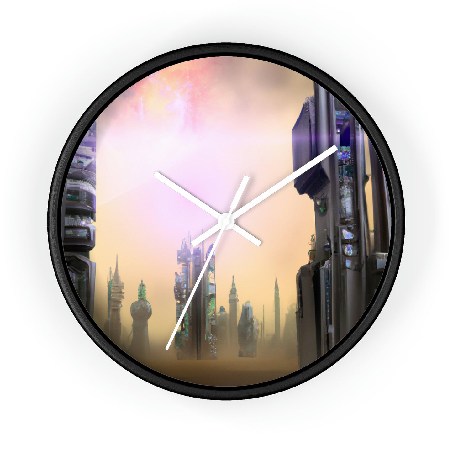 "Lost in the Cosmic Mist" - The Alien Wall Clock