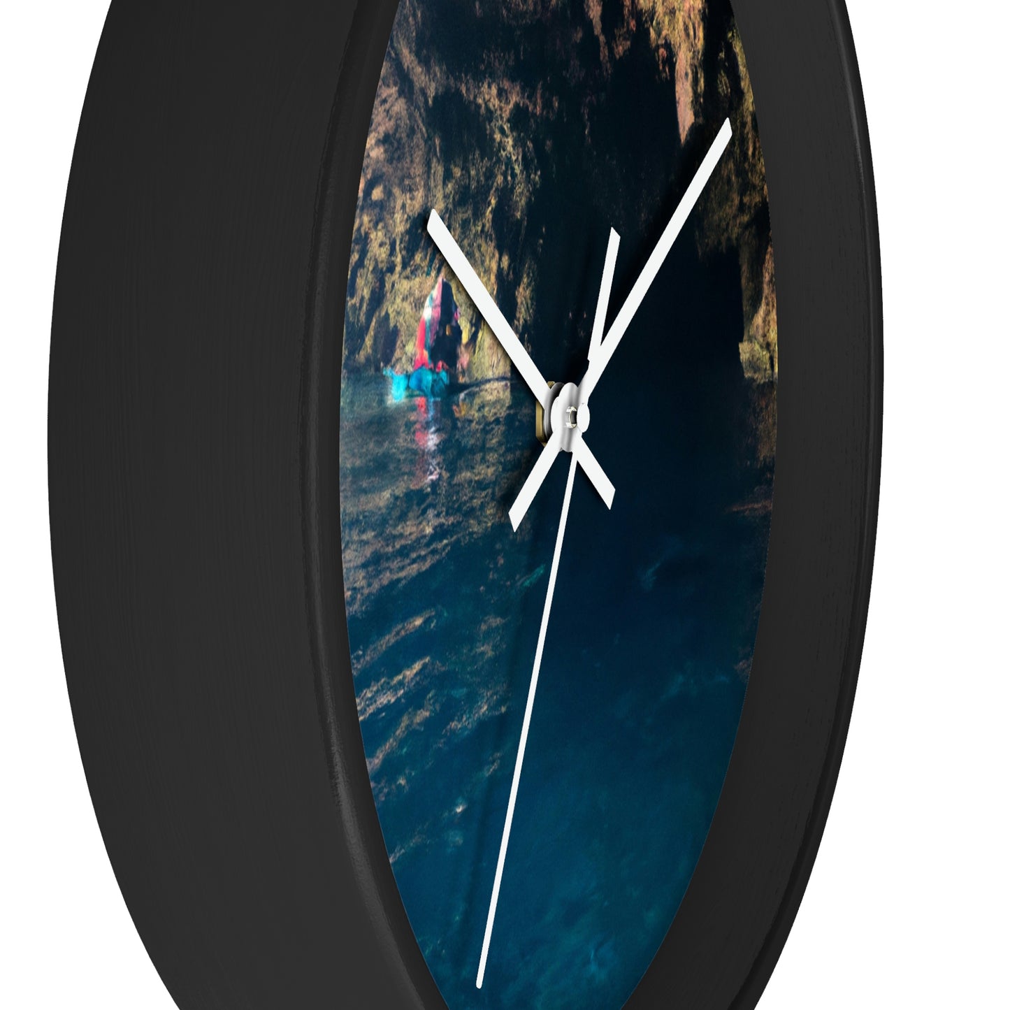 The Diving Depths of the Oceanic Cave - The Alien Wall Clock