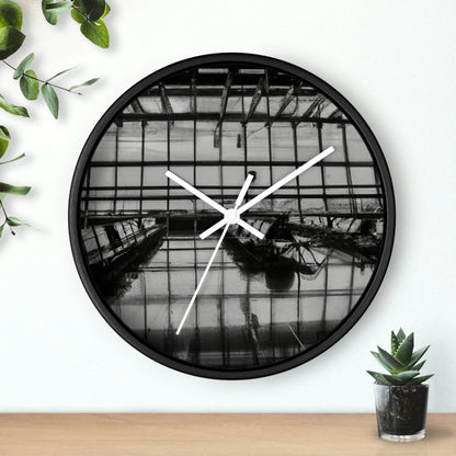 "The Ghosts at the Airport: Declining Passenger Flight." - The Alien Wall Clock