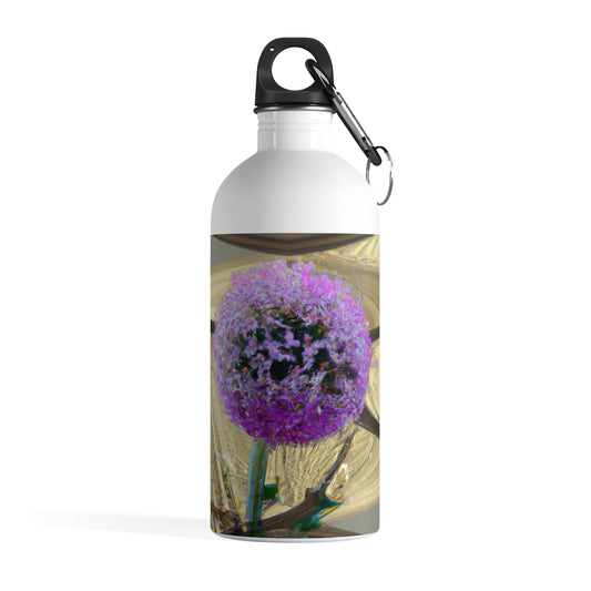 „A Blooming Miracle: Beauty in Chaos“ – Die Alien-Edelstahl-Wasserflasche