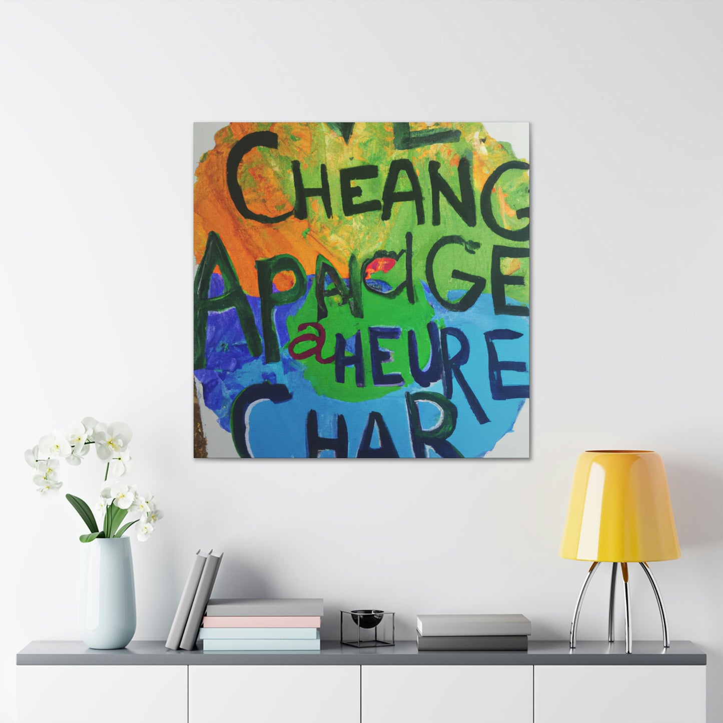 "Embracing Change: A Creative Expression" - Canvas