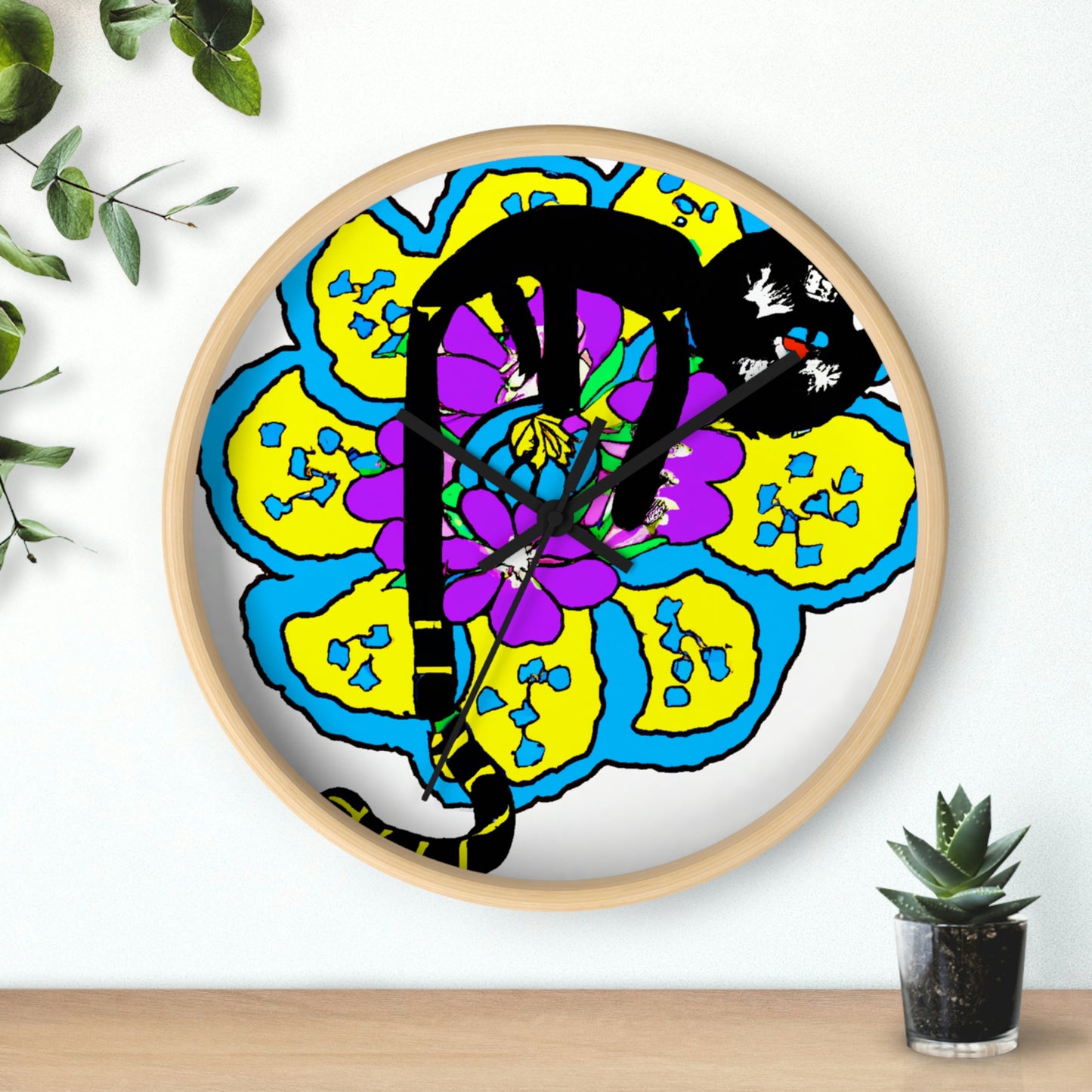 "Dreamy Dalliance" - The Alien Wall Clock