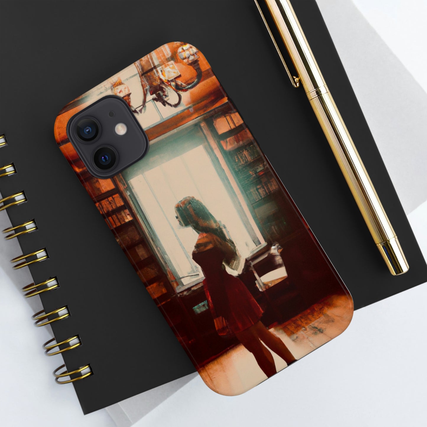 "The Enchanted Library Maze" - The Alien Tough Phone Cases