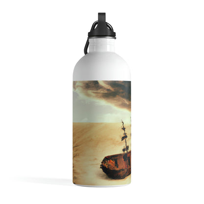 "Lost at Sea: Stranded On A Stormy Desert Island" - The Alien Stainless Steel Water Bottle