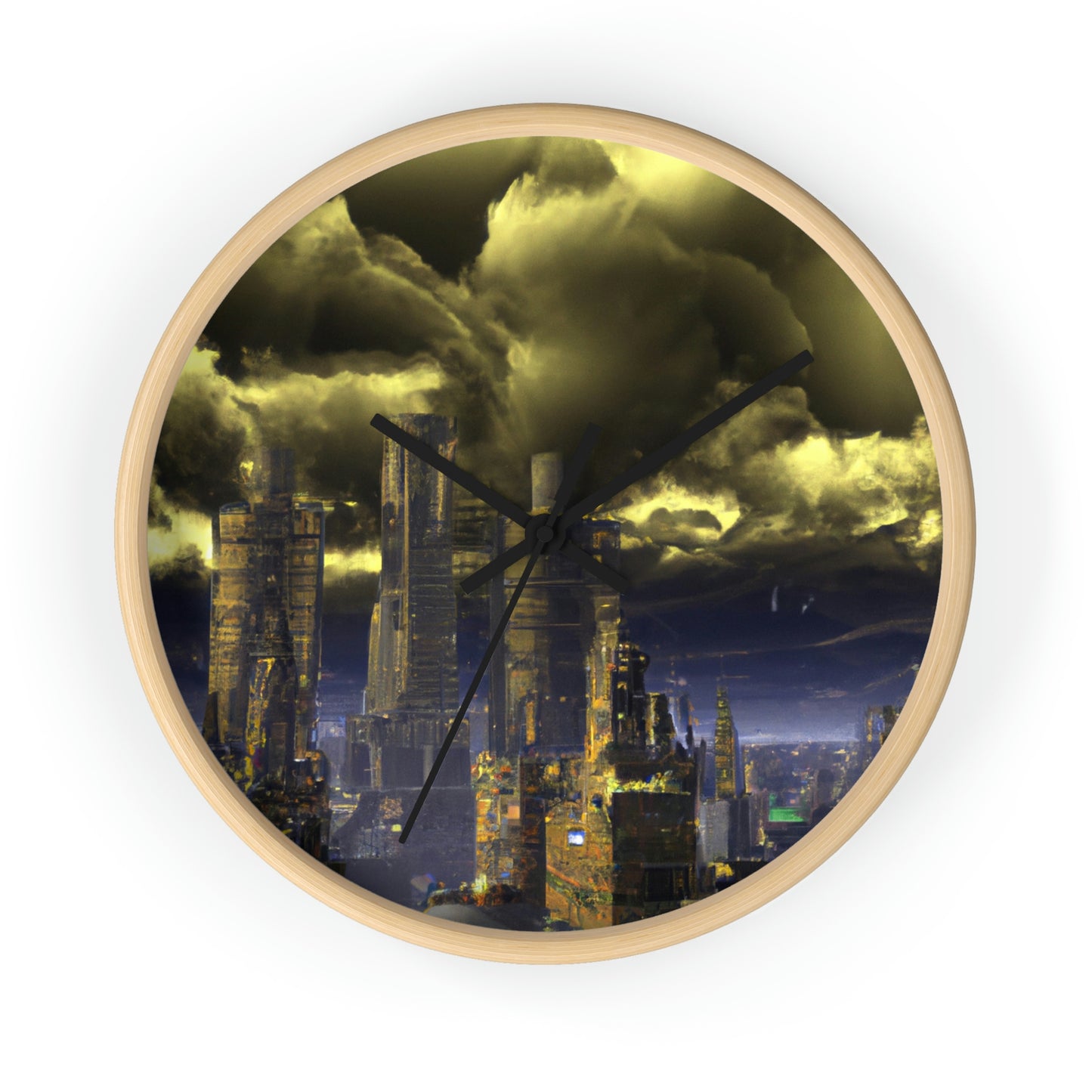 La ciudadela utópica en la tempestad distópica - El reloj de pared alienígena