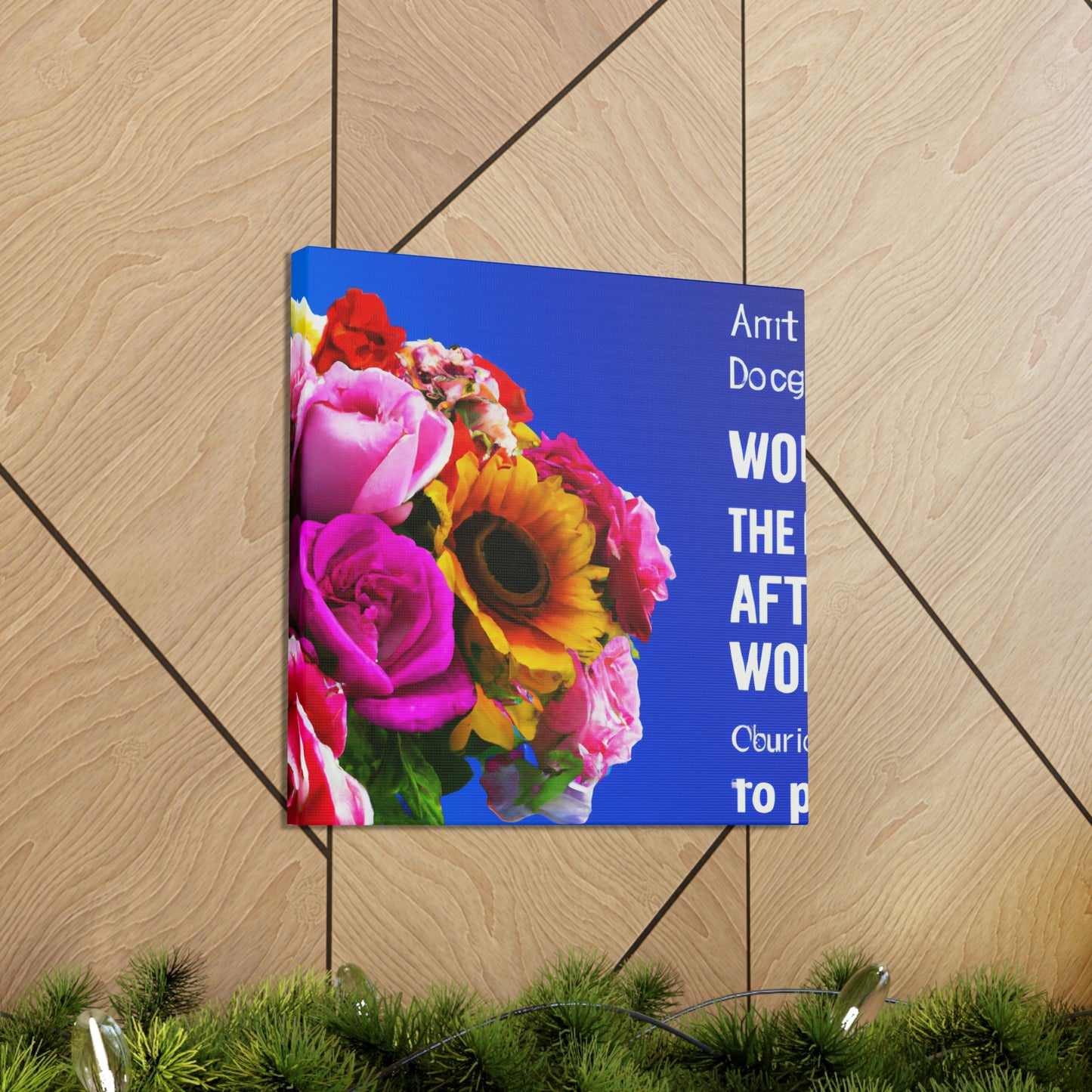 The Flower Collector by Global Artists - Canvas