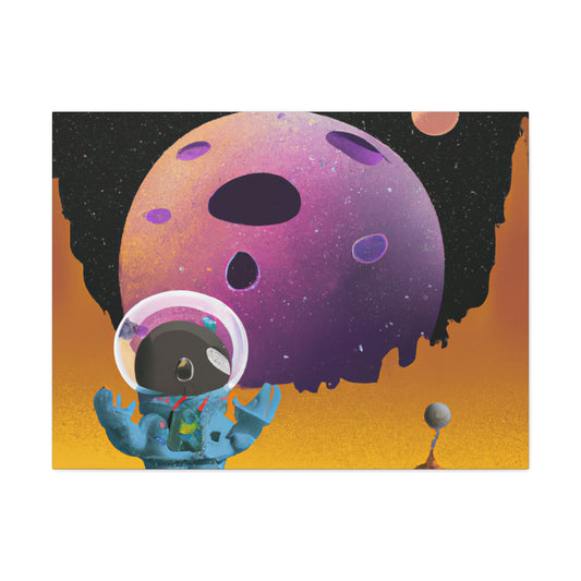 "Exploring the Unknown: The Adventures of a Space Captain and the Mysterious Planet" - The Alien Canva