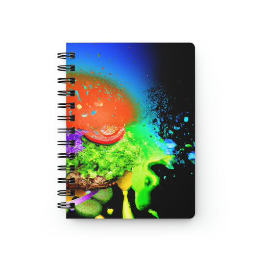 "Burger Rainbow" - The Alien Spiral Bound Journal