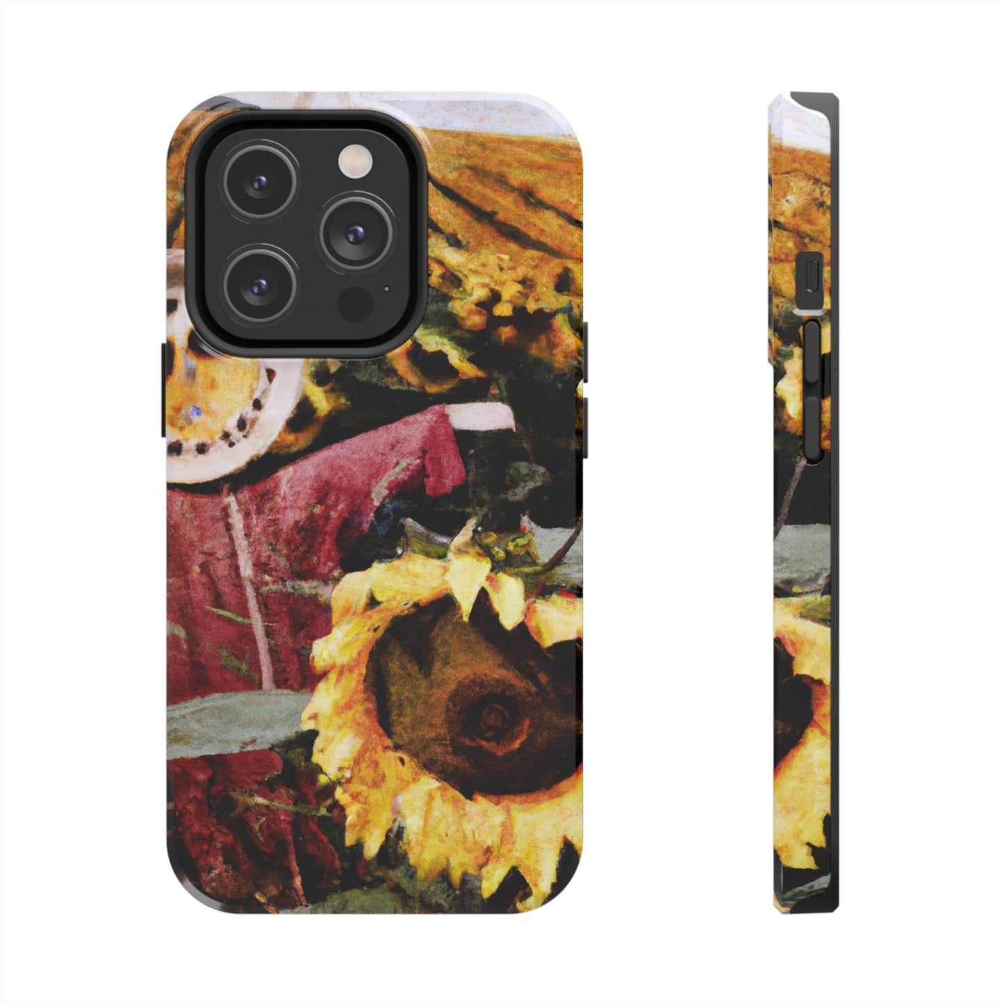 "Centinela solitaria del campo de girasoles" - Las fundas para teléfonos Alien Tough