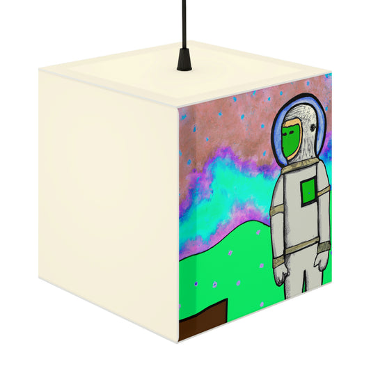 "Alone in the Alien Sky" - The Alien Light Cube Lamp