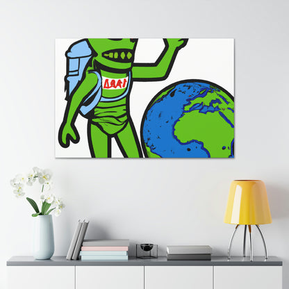 "Armageddon: Alien Exterminators vs. Earth's Doom" - The Alien Canva