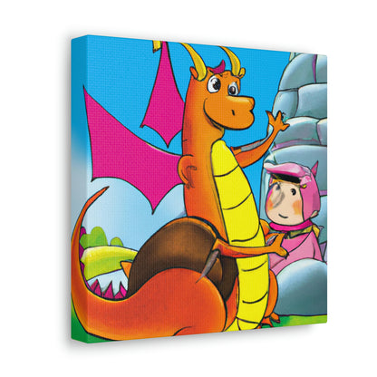 "The Knight and the Baby Dragon" - The Alien Canva