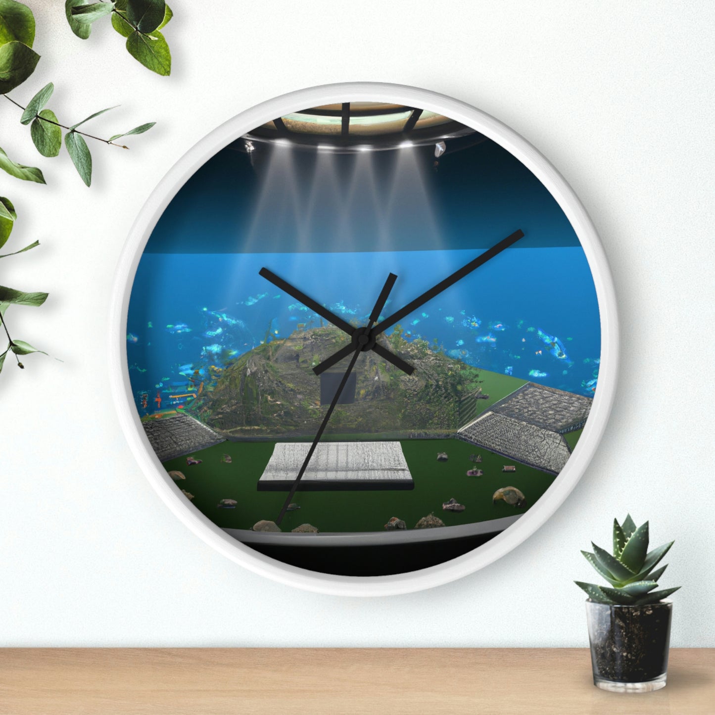 "Aquatheater: música sumergida y actuación" - El reloj de pared alienígena