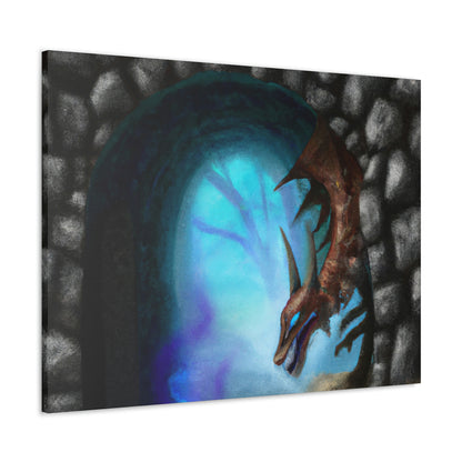 "The Dragon and the Forbidden Portal" - The Alien Canva