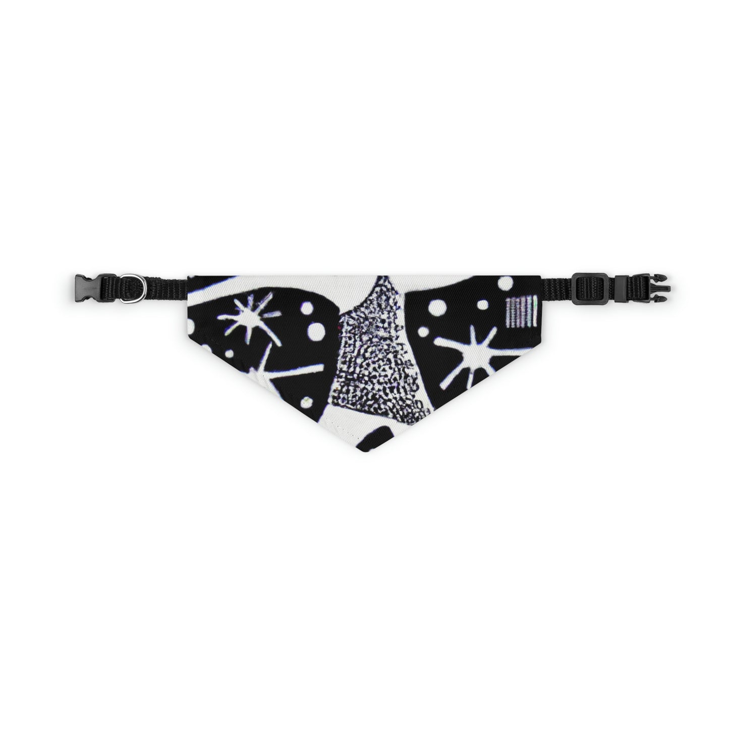 „Dancing Among the Galactic Light“ – Das Alien-Haustier-Bandana-Halsband