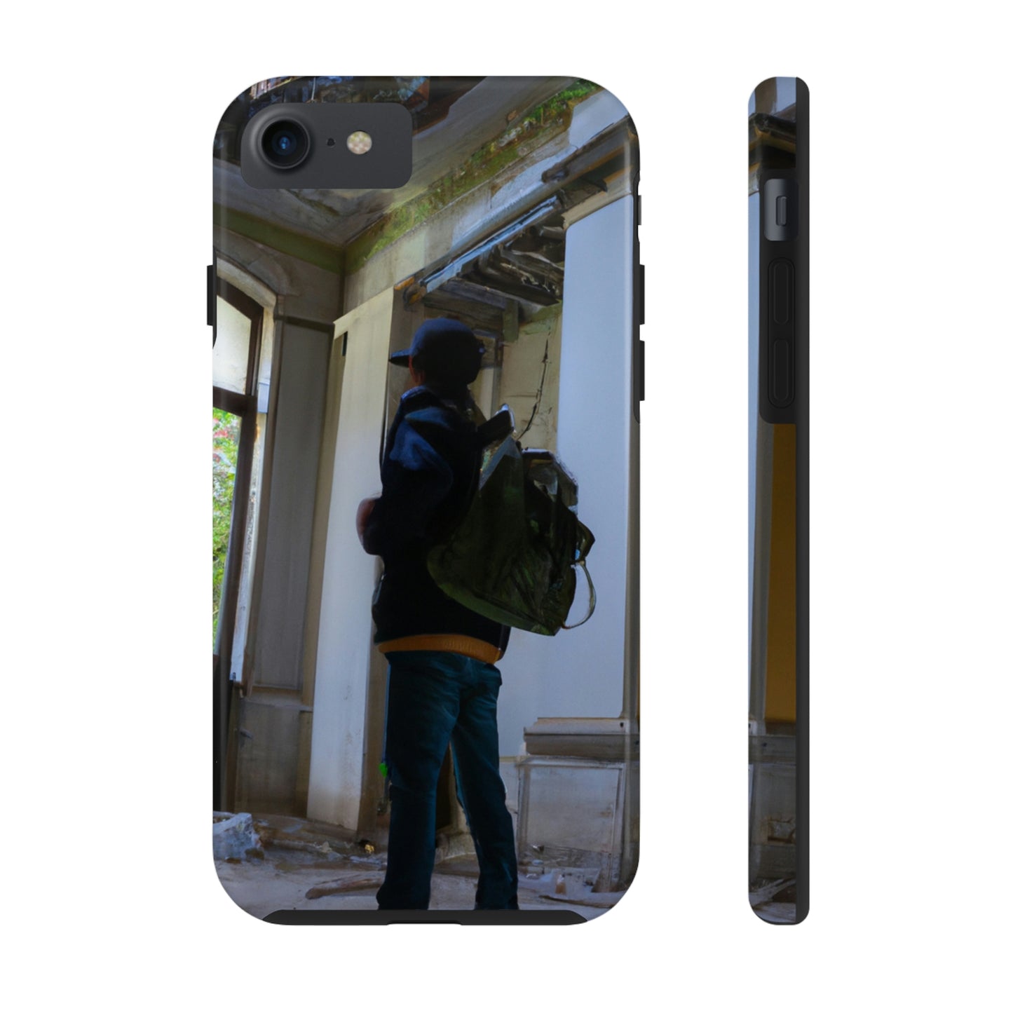 "Voyager in Peril: An Unexpected Welcome in an Abandoned Mansion" - The Alien Tough Phone Cases