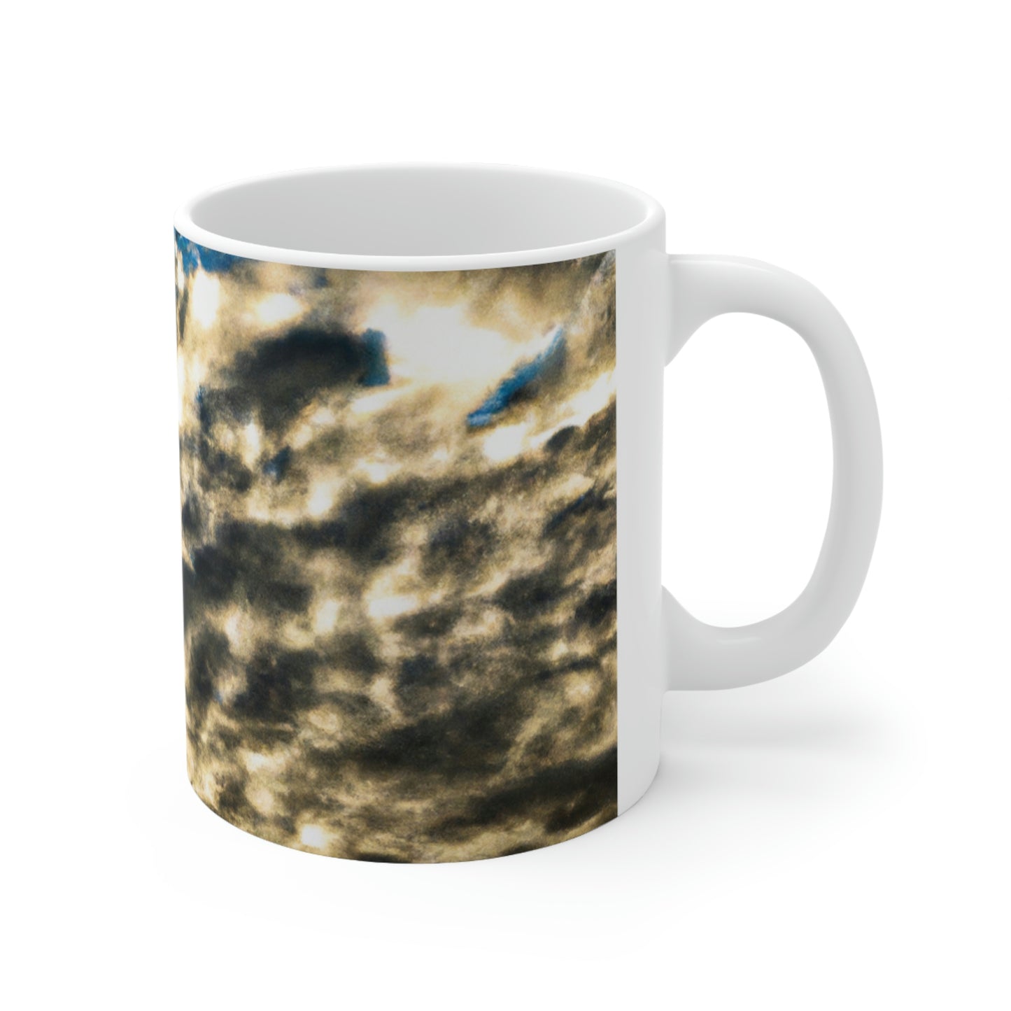 "A Reflection of Celestial Mirage". - The Alien Ceramic Mug 11 oz