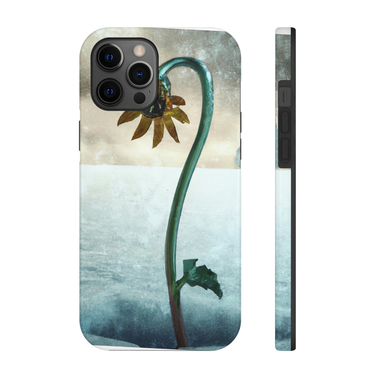 "Fighting the Frost: A Flower's Story" - Die Alien Tough Phone Cases