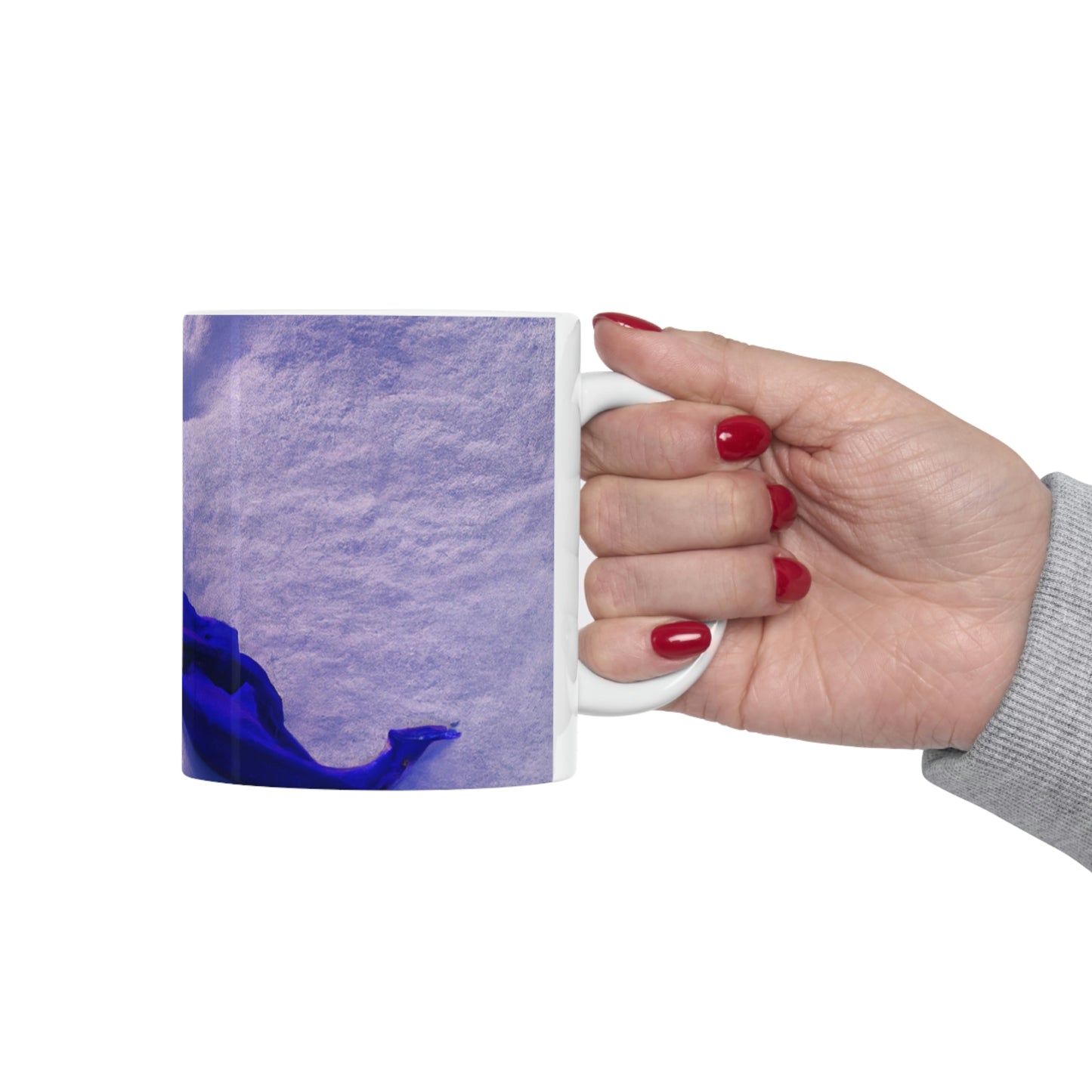 "Buried in the Snow: A Vivid Memory" - The Alien Ceramic Mug 11 oz