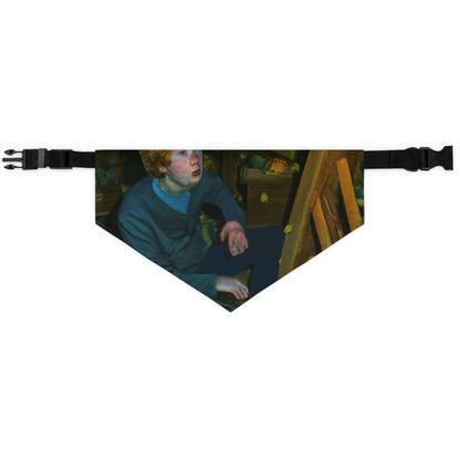 The Attic's Secrets: A Tale of Magic and Redemption - The Alien Pet Bandana Collar