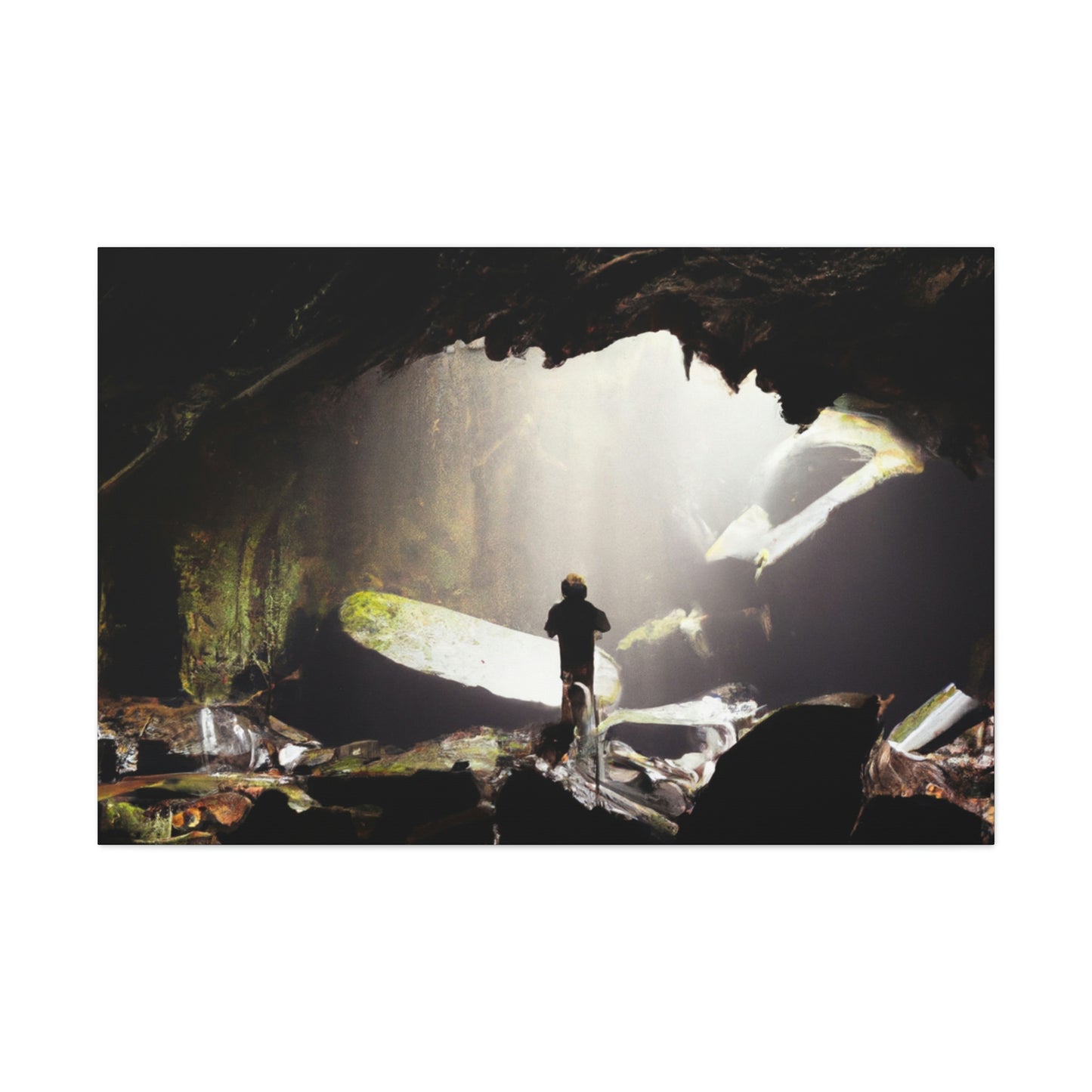 El misterio de la cueva abandonada - The Alien Canva