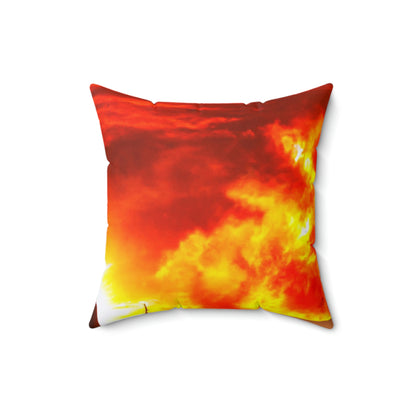 The Endless Desert Journey - The Alien Square Pillow