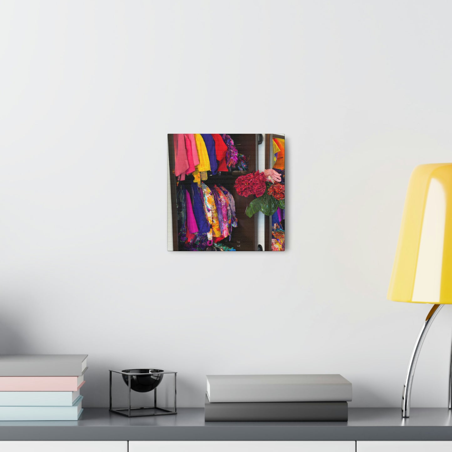 "The Boldest Hues in My Wardrobe" - Canvas