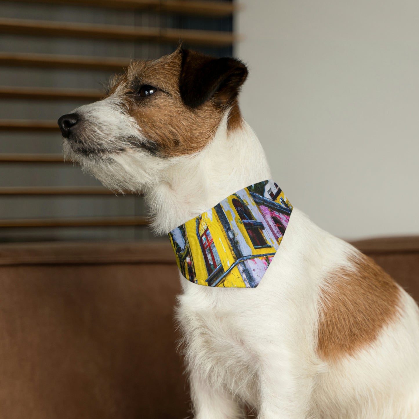 "Castle of Snow and Shadows" - The Alien Pet Bandana Collar