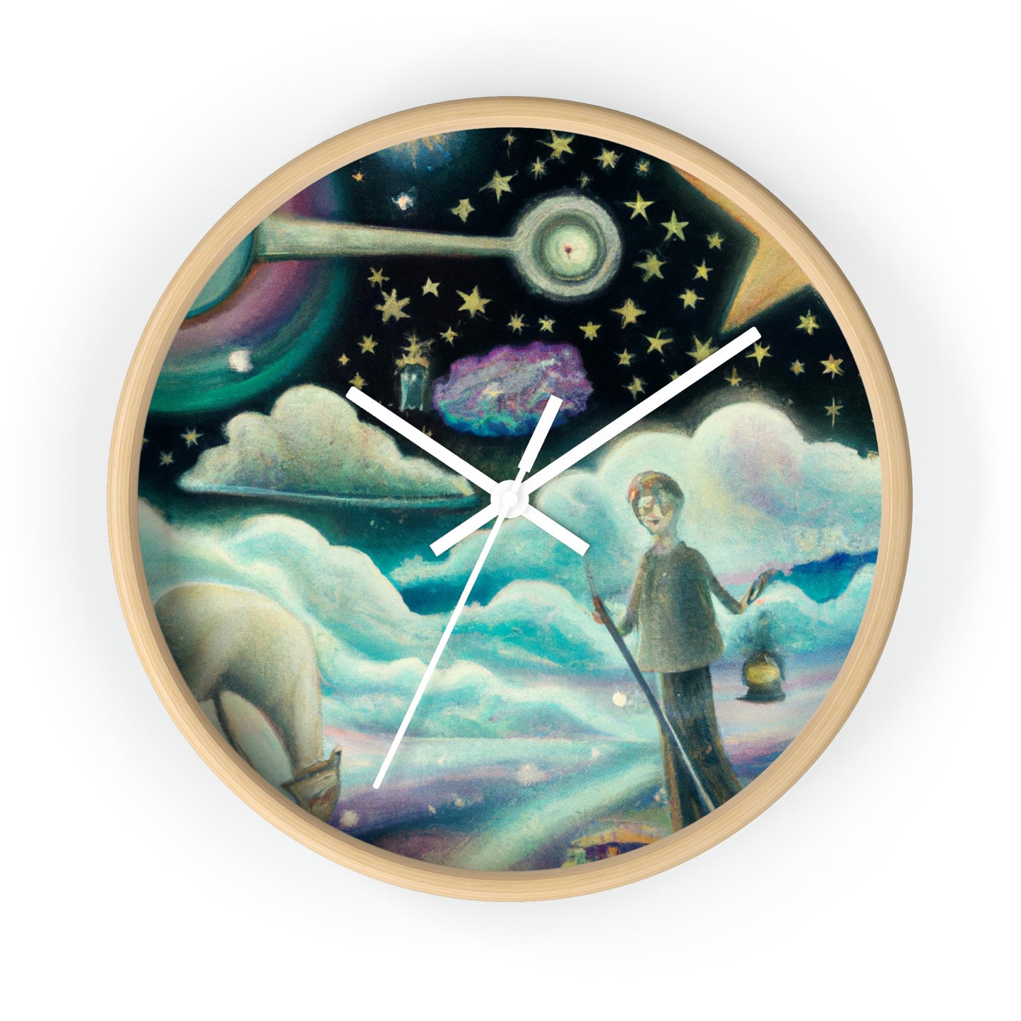 "A Sea of Diamonds in the Night" - The Alien Wall Clock