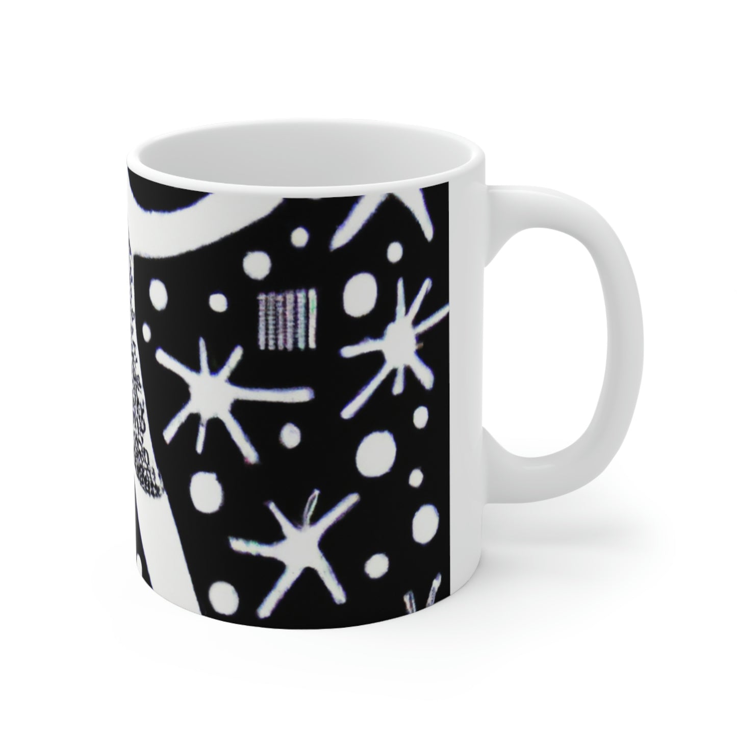 "Dancing Among the Galactic Light" - The Alien Ceramic Mug 11 oz