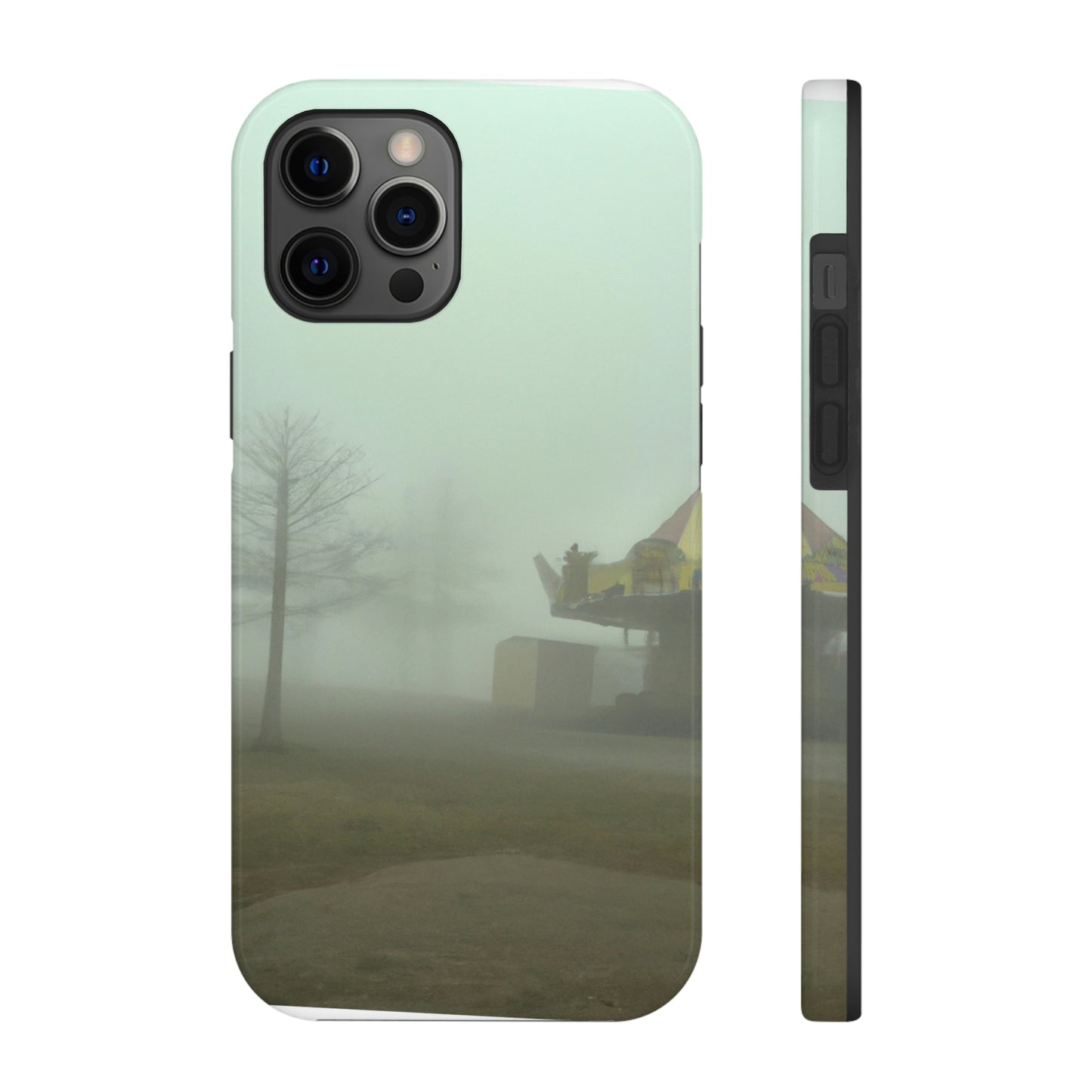 "Sueños brumosos de un carnaval abandonado" - The Alien Tough Phone Cases